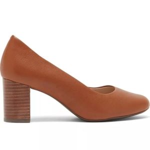 Marc Joseph New York Women's Leather Cognac Career Casual Pump Sz 10 New In Box